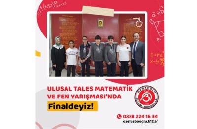 ÖĞRENCİLERİMİZ TALES’TE FİNALDE