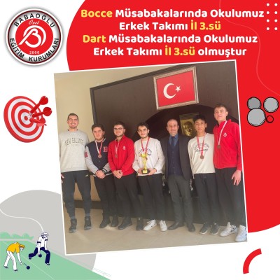 FEN LİSESİ BOCCE VE DART MÜSABAKALARINDAKİ BAŞARILARIMIZ