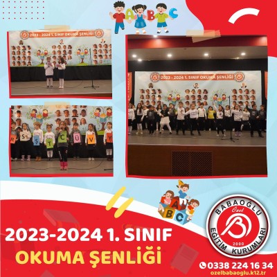 2023-2024 EĞİTİM ÖĞRETİM YILI 1. SINIF OKUMA ŞENLİĞİ PROGRAMIMIZ