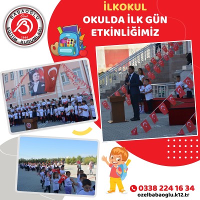 2024-2025 EĞİTİM ÖĞRETİM YILI OKULDA İLK GÜN ETKİNLİĞİMİZ