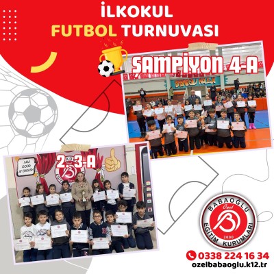 2023-2024 EĞİTİM ÖĞRETİM YILI İLKOKUL FUTBOL TURNUVASI