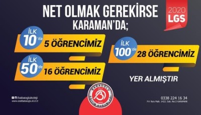 NET OLMAK GEREKİRSE